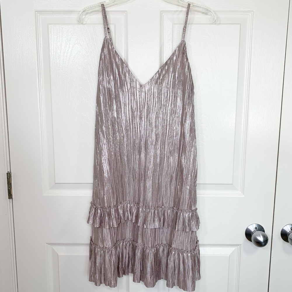 Lost + Wander Metallic Slip Dress - Picture 2 of 10